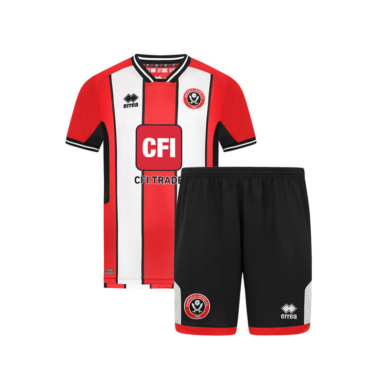 Camiseta y Pantalón Niños Sheffield United Primera Equipación 2023-2024