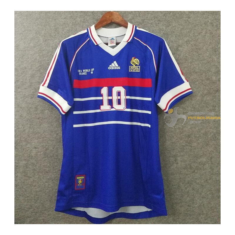 Camiseta Francia Retro Clásica 1998 jersey