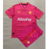Camiseta y Pantalón Niños Wolverhampton Portero Rosa 2023-2024