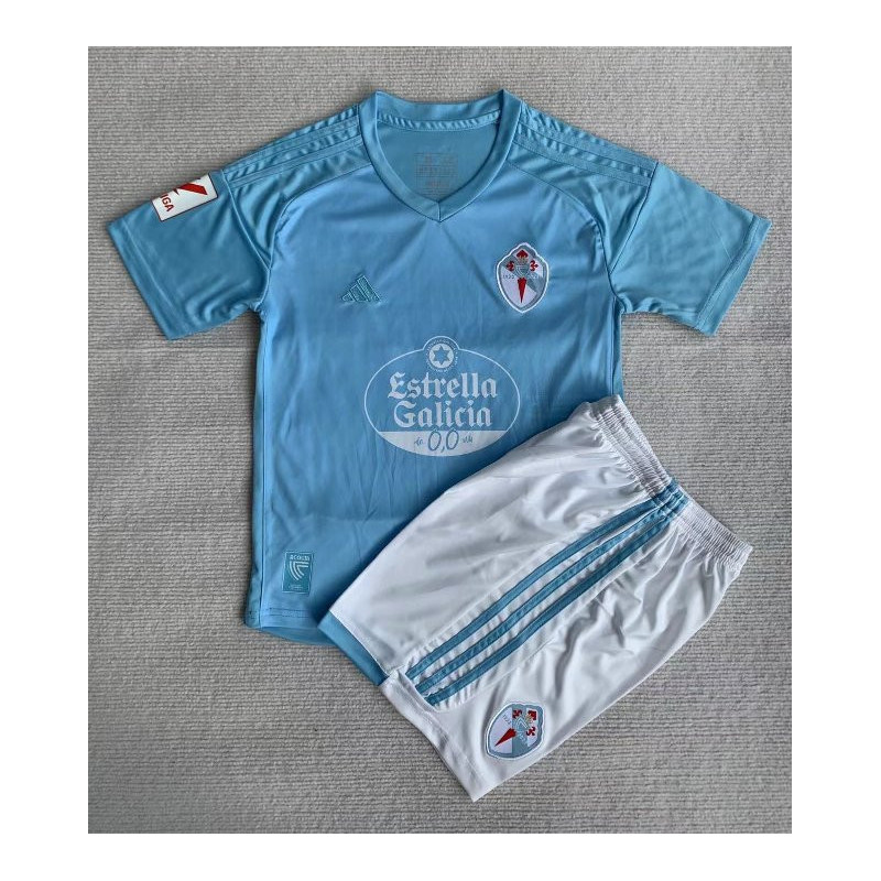 Camiseta y Pantalón Niños Celta de Vigo Primera Equipación 2023-2024