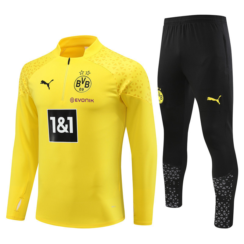 Chándal Niños Borussia Dortmund Amarillo Sponsor 2023-2024