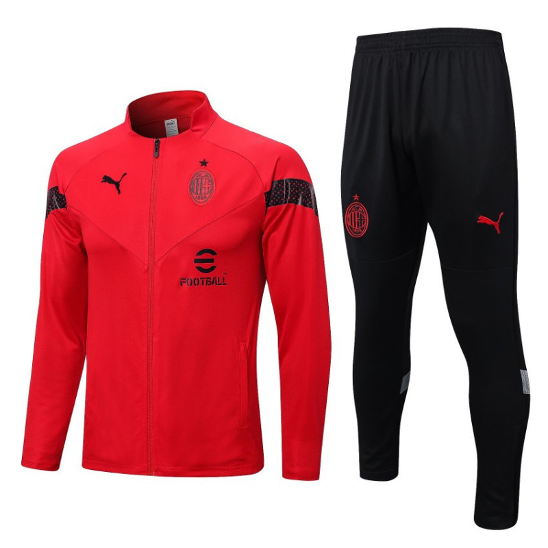 Camiseta Puma AC Milan niño 2022 2023 roja y negra