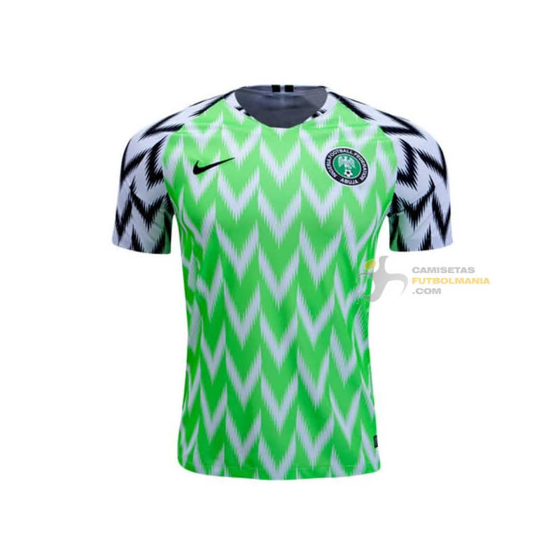 Camiseta Nigeria Primera Equipación 2018 Home World Cup Russ