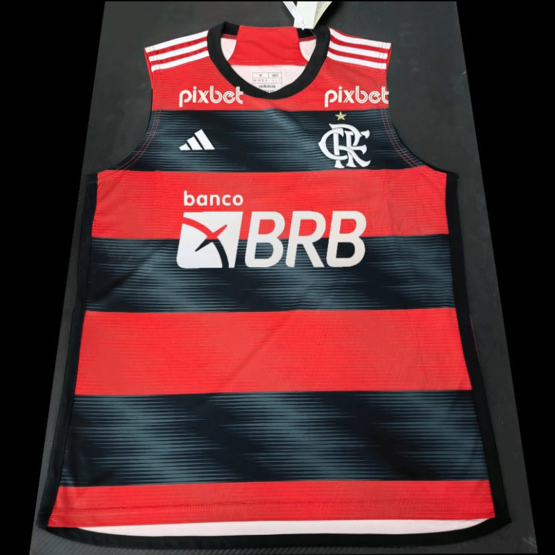 Chaleco Flamengo Primera Equipación Full Sponsors 2023-2024
