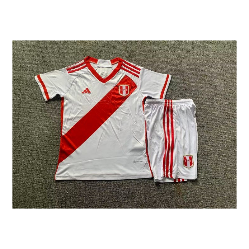 Camiseta y Pantalón Niños Perú Primera Equipación 2023-2024