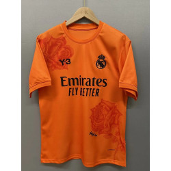 Camiseta Fútbol Real Madrid Edición Y3 Yohji Yamamoto Portero Naranja 2023-2024