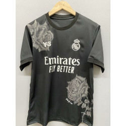 Camiseta Fútbol Real Madrid Edición Y3 Yohji Yamamoto Portero Negra 2023-2024