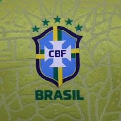 Camiseta Brasil Primera Equipación Versión Jugador 2023