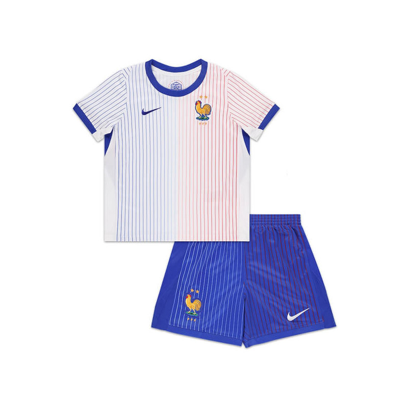 Camiseta y Pantalón Niños Francia Segunda Equipación Eurocopa 2024
