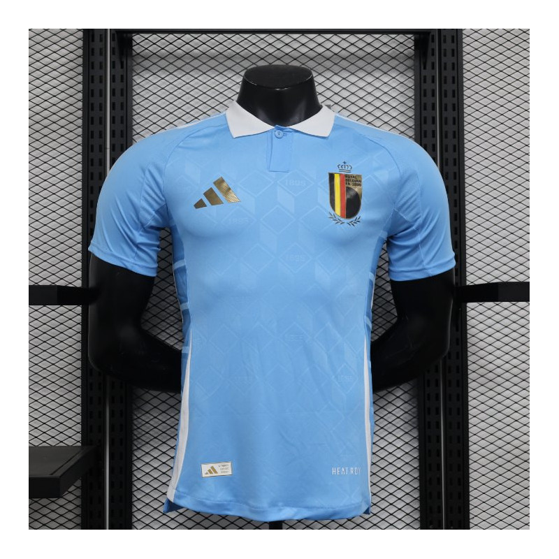 Camiseta Bélgica Segunda Equipación Versión Jugador Eurocopa 2024