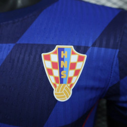Camiseta Croacia Segunda Equipación Versión Jugador Eurocopa 2024