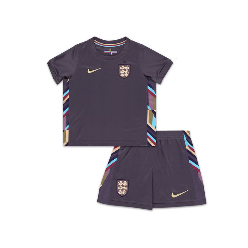 Camiseta y Pantalón Niños Inglaterra Segunda Equipación Eurocopa 2024