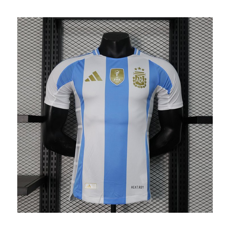 Camiseta Argentina Primera Equipación Versión Jugador Copa America 2024