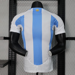 Camiseta Argentina Primera Equipación Versión Jugador Copa America 2024