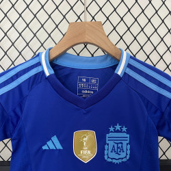 Camiseta y Pantalón Niños Argentina Segunda Equipación Copa America 2024