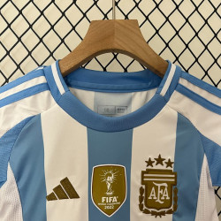 Camiseta y Pantalón Niños Argentina Primera Equipación Copa America 2024