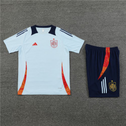 Camiseta y Pantalón Niños España Entrenamiento Azul 2024