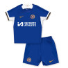 Camiseta y Pantalón Fútbol Niños Chelsea Primera Equipación 2023-2024