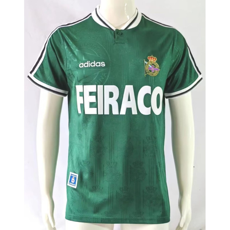 Camiseta Fútbol Deportivo de la Coruña Segunda Equipación Retro Clásica 1998-1999