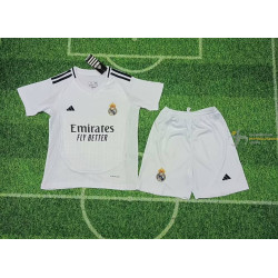 Camiseta y Pantalón Futbol Niños Real Madrid Primera Equipación 2024-2025
