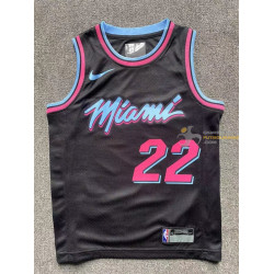 Camiseta NBA Niños Personalizable de Miami Heat Retro Clásica