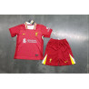 Camiseta y Pantalón Futbol Niños Liverpool Primera Equipación 2024-2025