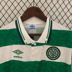 Camiseta Celtic de Glasgow Retro Clásica 1989-1991