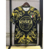 Camiseta Fútbol Italia Edición Versace Amarilla 2024-2025