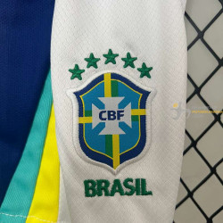 Camiseta y Pantalón Niños Brasil Segunda Equipación Copa America 2024