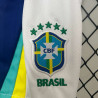 Camiseta y Pantalón Niños Brasil Segunda Equipación Copa America 2024