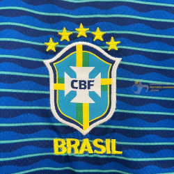 Camiseta y Pantalón Niños Brasil Segunda Equipación Copa America 2024