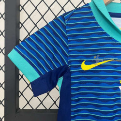 Camiseta y Pantalón Niños Brasil Segunda Equipación Copa America 2024