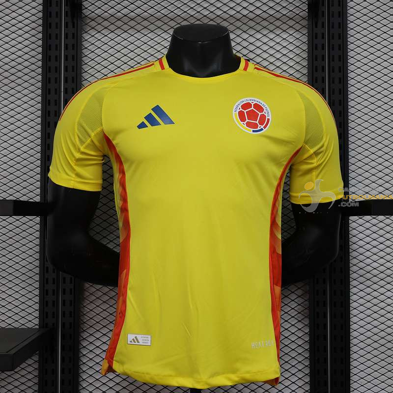 Camiseta Colombia Primera Equipación Versión Jugador Copa America 2024