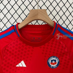 Camiseta y Pantalón Niños Chile Primera Equipación Copa America 2024