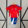 Camiseta y Pantalón Niños Chile Primera Equipación Copa America 2024