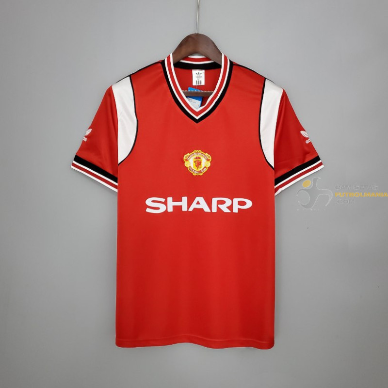 Camiseta Manchester United Retro Clásica Primera Equipación 1985