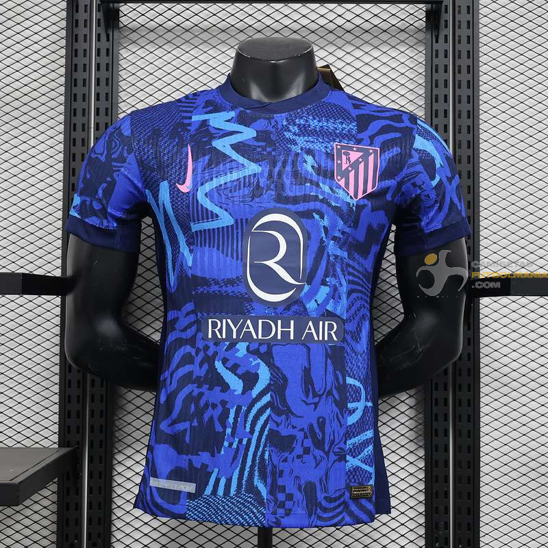 Camiseta Fútbol Atlético Madrid Tercera Equipación Versión Jugador 2024-2025