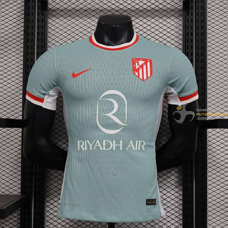 Camiseta Fútbol Atlético Madrid Segunda Equipación Versión Jugador 2024-2025