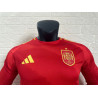 Camiseta España Primera Equipación Manga Larga Versión Jugador Eurocopa 2024