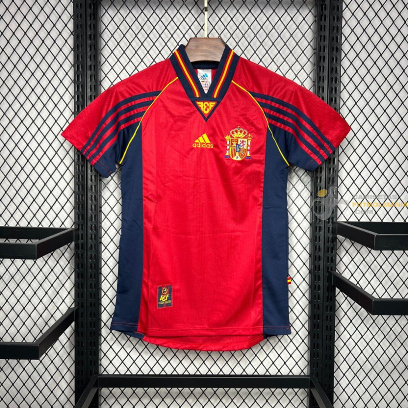 Camiseta España Primera Equipación Retro Clásica 1998