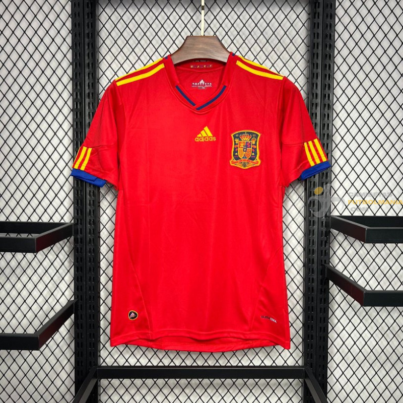 Camiseta España Primera Equipación Retro Clásica 2010