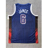 Camiseta Básquet Estados Unidos LeBron James Azul 2024