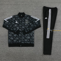 Chándal Ajax Blanco Negro-Gris 2024-2025