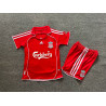 Camiseta y Pantalón Niños Liverpool Primera Equipación Retro Clásica 2007-2008