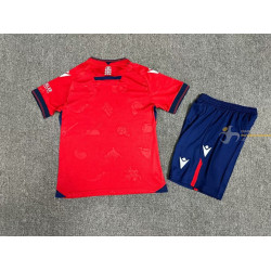 Camiseta y Pantalón Niños Atlético Osasuna Primera Equipación 2024-2025