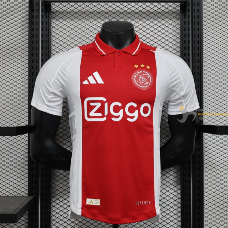 Camiseta Fútbol Ajax Primera Equipación Versión Jugador 2024-2025