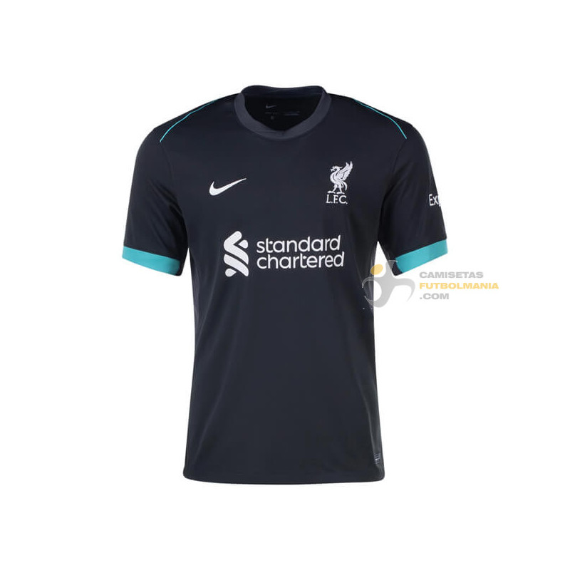 Camiseta Fútbol Liverpool Segunda Equipación Versión Jugador 2024-2025