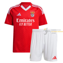 Camiseta y Pantalón Fútbol Niños Benfica Primera Equipación 2024-2025