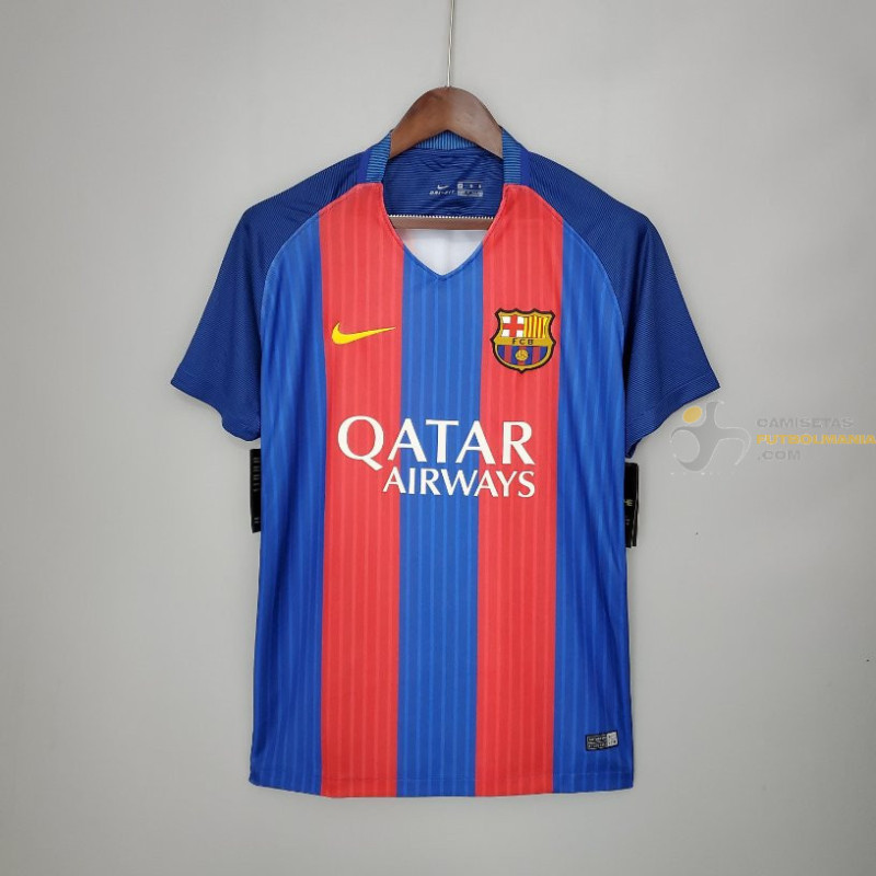 Camiseta Fútbol Barcelona Retro Clásica 2016-2017