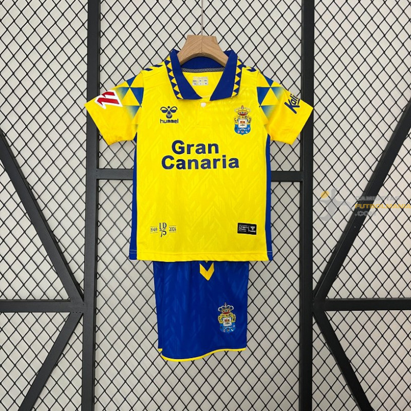 Camiseta y Pantalón Niños Las Palmas Primera Equipación 2024-2025